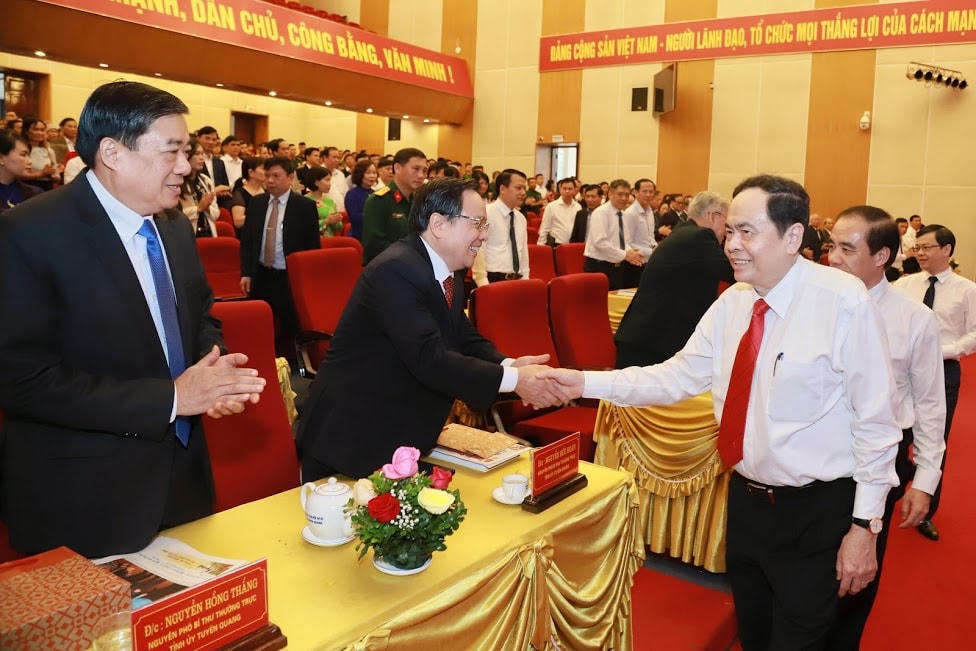 Chủ tịch UBTƯ MTTQ Việt Nam Trần Thanh Mẫn dự Lễ kỷ niệm.