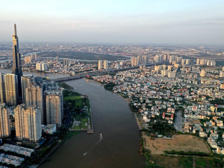 Một góc thành phố mới Thủ Đức.