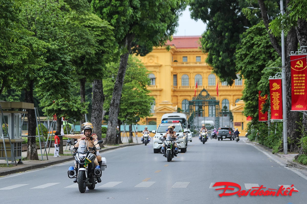 Mục tiêu tập luyện để phục vụ tốt nhất, đảm bảo tuyệt đối an toàn, không để xảy bất cứ sơ xuất gì trong các sự kiện chính trị đặc biệt của đất nước.