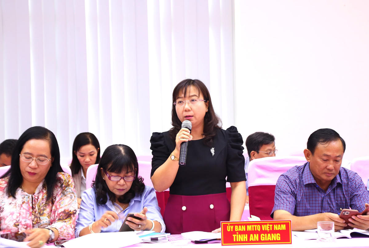 Bà Nguyễn Thị Tuyết Minh, Phó Chủ tịch UBMTTQ Việt Nam tỉnh An Giang cho biết. 