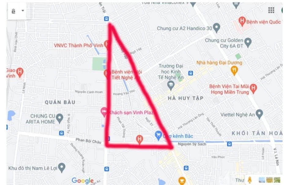 Đồng thời, tiến hành phong tỏa một phần phường Hà Huy Tập, TP Vinh theo Chỉ thị 16.