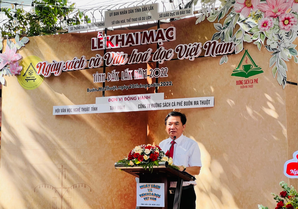 Ông Trương Hoài Anh, Giám đốc Sở TT-TT ,phát biểu khai mạc,