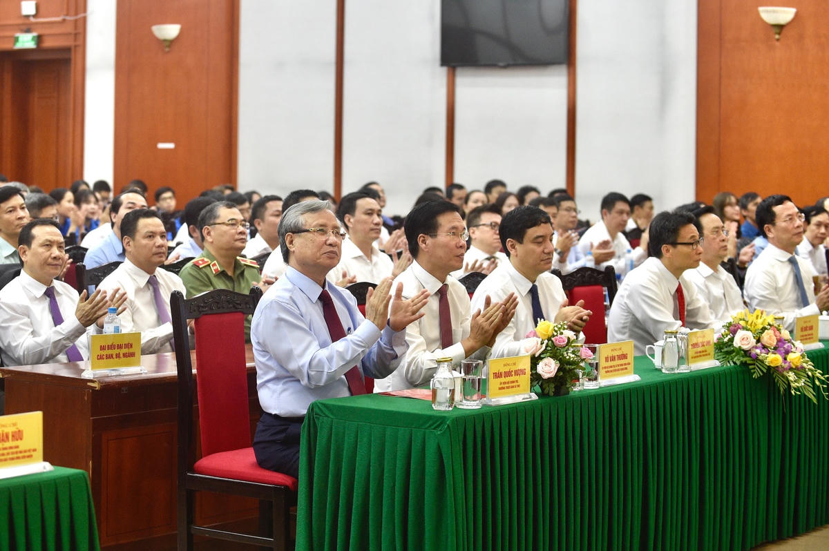 Các đại biểu tham dự buổi lễ. Ảnh: VGP.