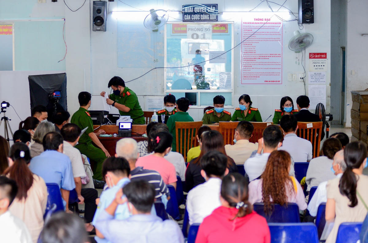 Sau Tết Nguyên đán, nhu cầu cấp căn cước công dân của người dân tăng cao.