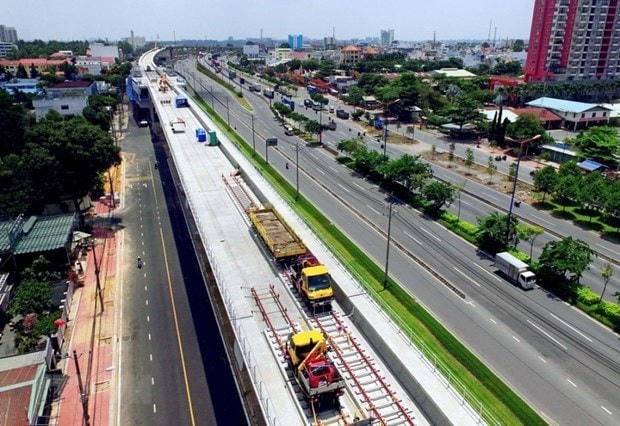Dự án metro Bến Thành-Suối Tiên. Ảnh minh họa. (Ảnh: Hoàng Hải/TTXVN).