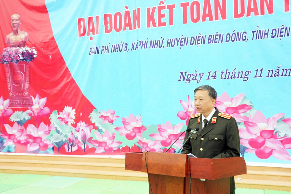 Bộ trưởng Tô Lâm phát biểu tại Ngày hội.