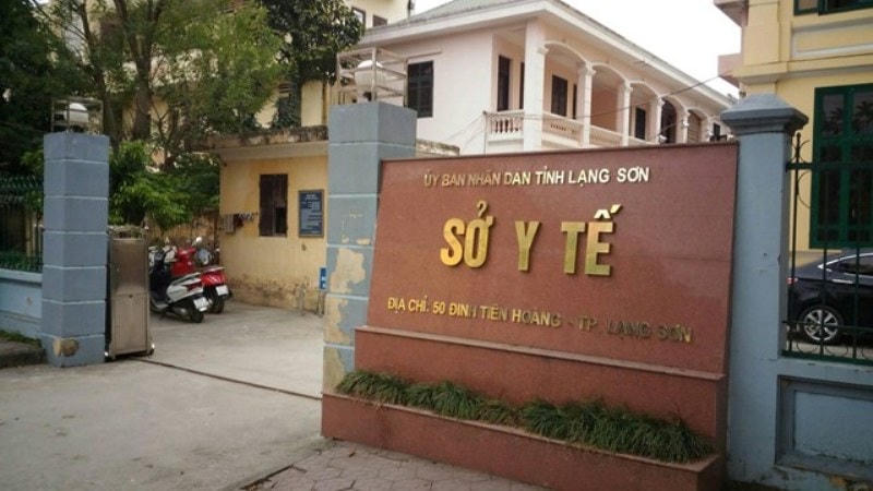 Sở Y tế Lạng Sơn.