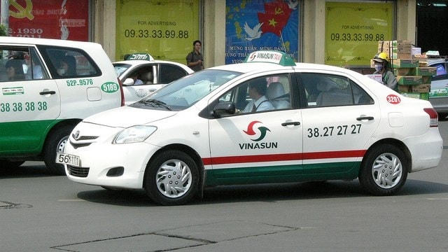 Taxi vinasun. Ảnh: CTV
