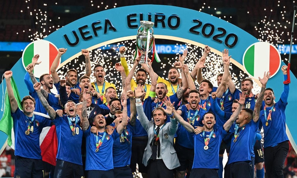 Vượt qua Anh, Italy vô địch EURO 2020 và đây là lần thứ 2 họ lên đỉnh châu Âu. (Nguồn: EPA).