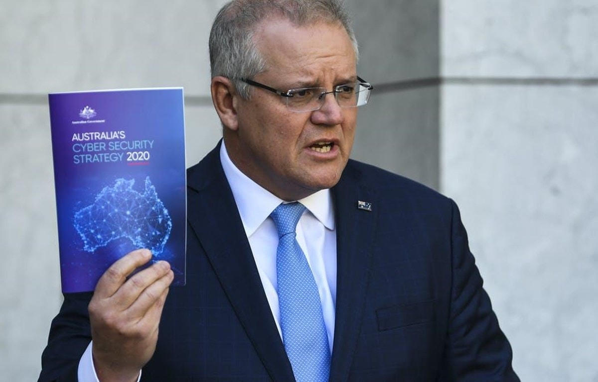 Thủ tướng Scott Morrison công bố Chiến lược An ninh mạng 2020 của Australia.