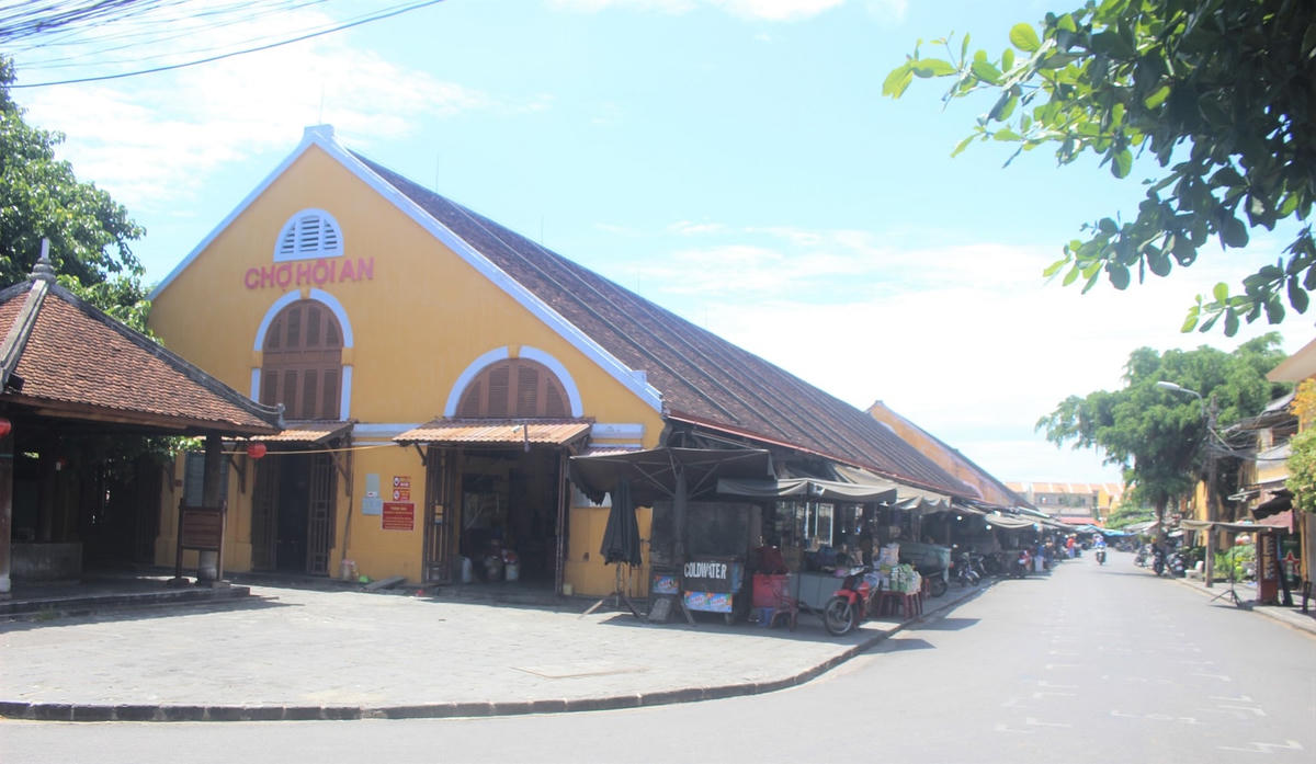 Một góc chợ phố cổ Hội An.