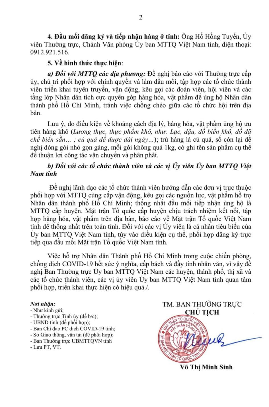 Ủy ban MTTQ tỉnh Nghệ An phát động Tuần lễ "Vì Thành phố mang tên Bác"