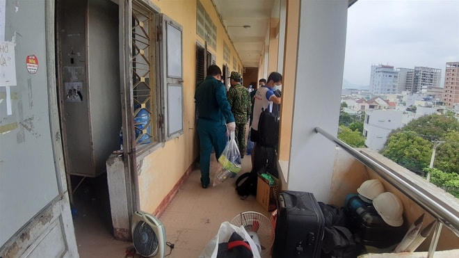 Các khu ký túc xá của ĐH Đà Nẵng được trưng dụng làm nơi cách ly chống dịch Covid-19. Ảnh: Hoàng Vinh.