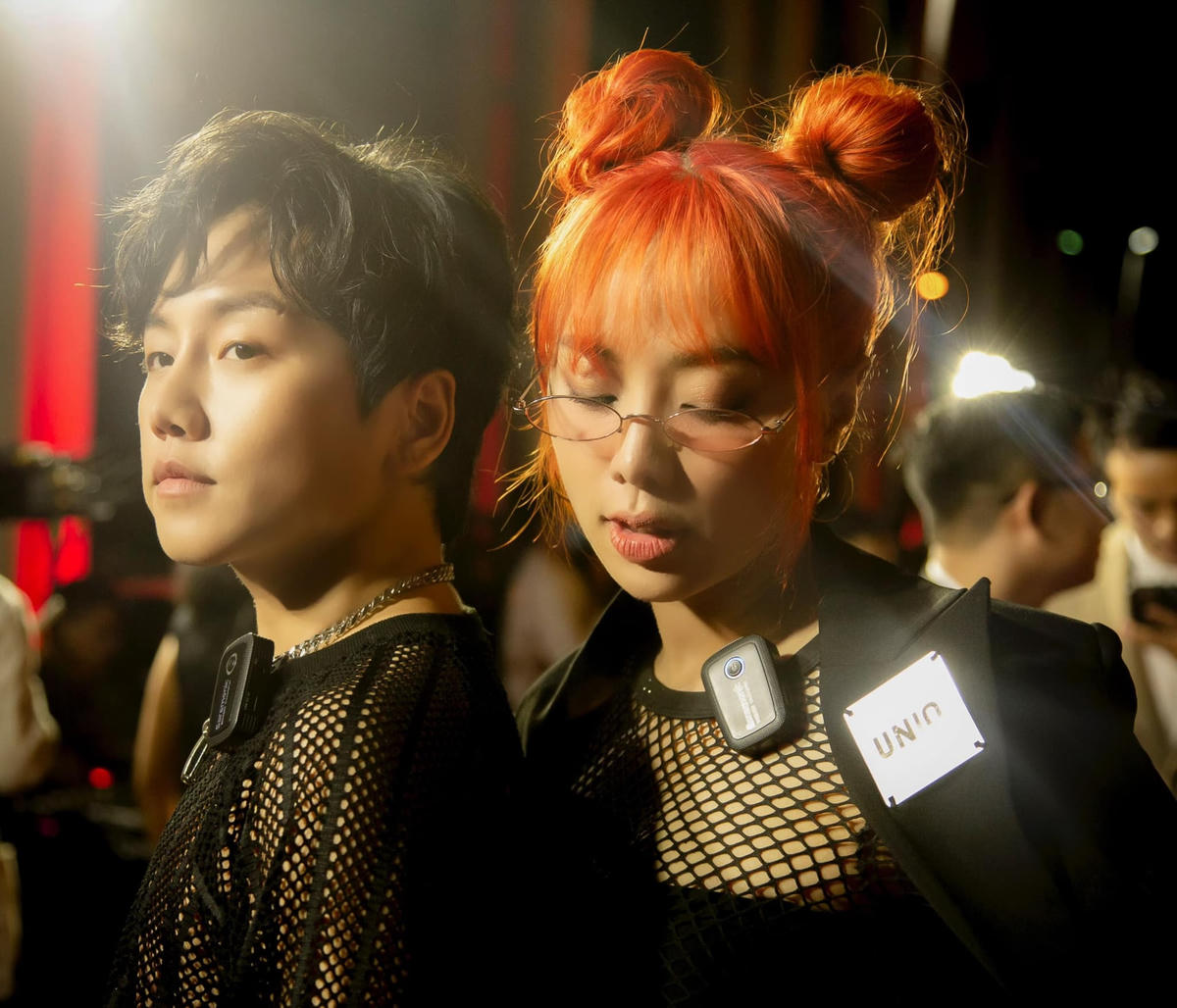 Miko Lan Trinh và người yêu chuyển giới đẹp đôi trên thảm đỏ.