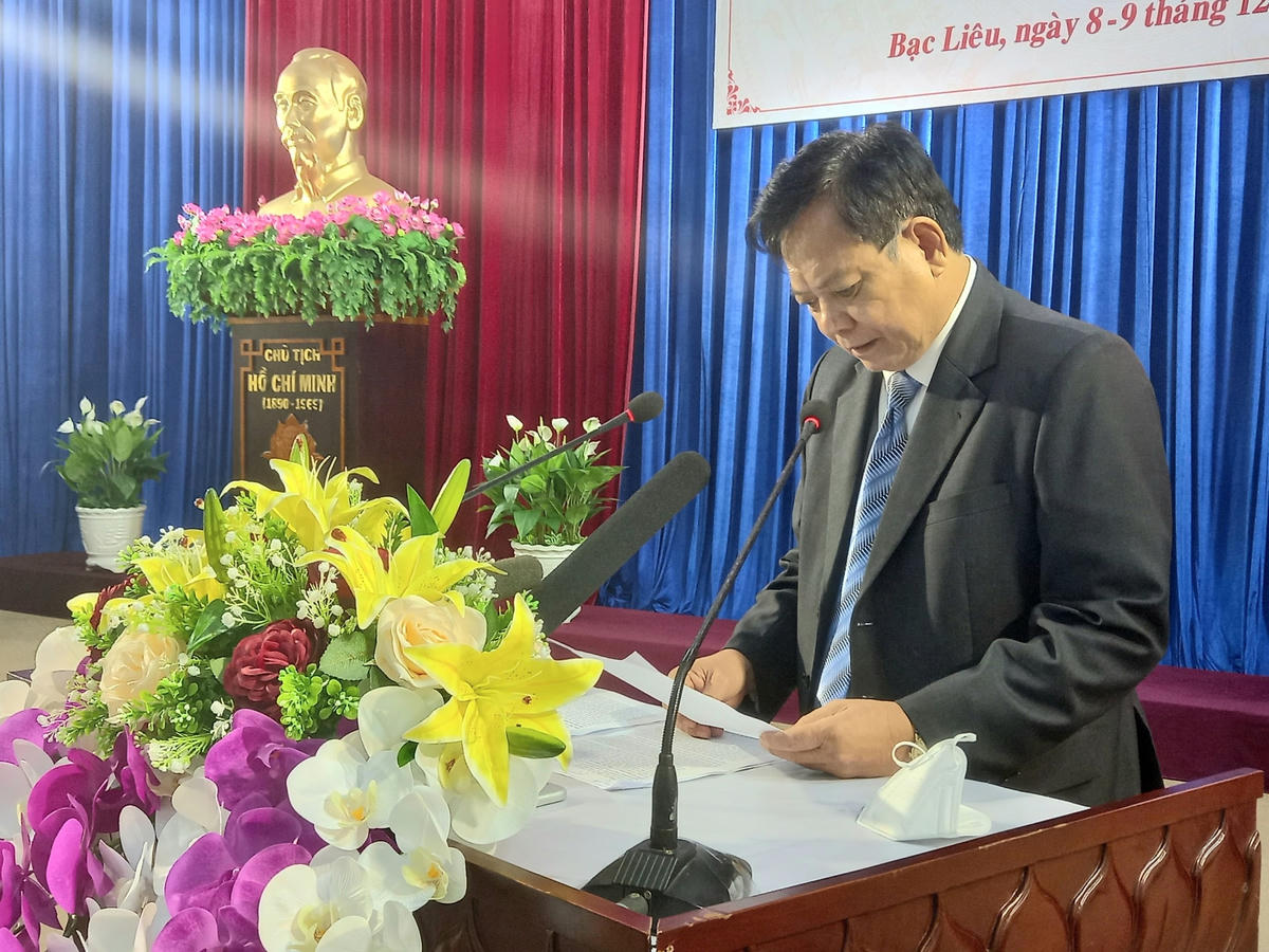 , Chủ tịch Ủy ban MTTQ Việt Nam Bạc Liêu Nguyễn Văn Hòa, kiến nghị nhiều vấn đề của cử tri.