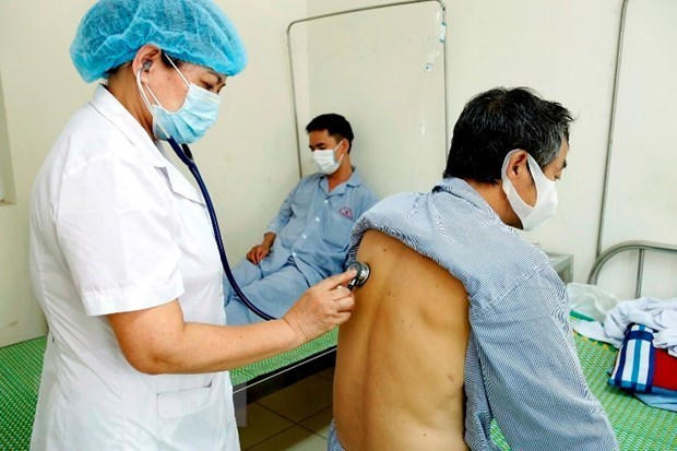 Bệnh nhân điều trị bệnh lao tại Bệnh viện Phổi Trung ương.  