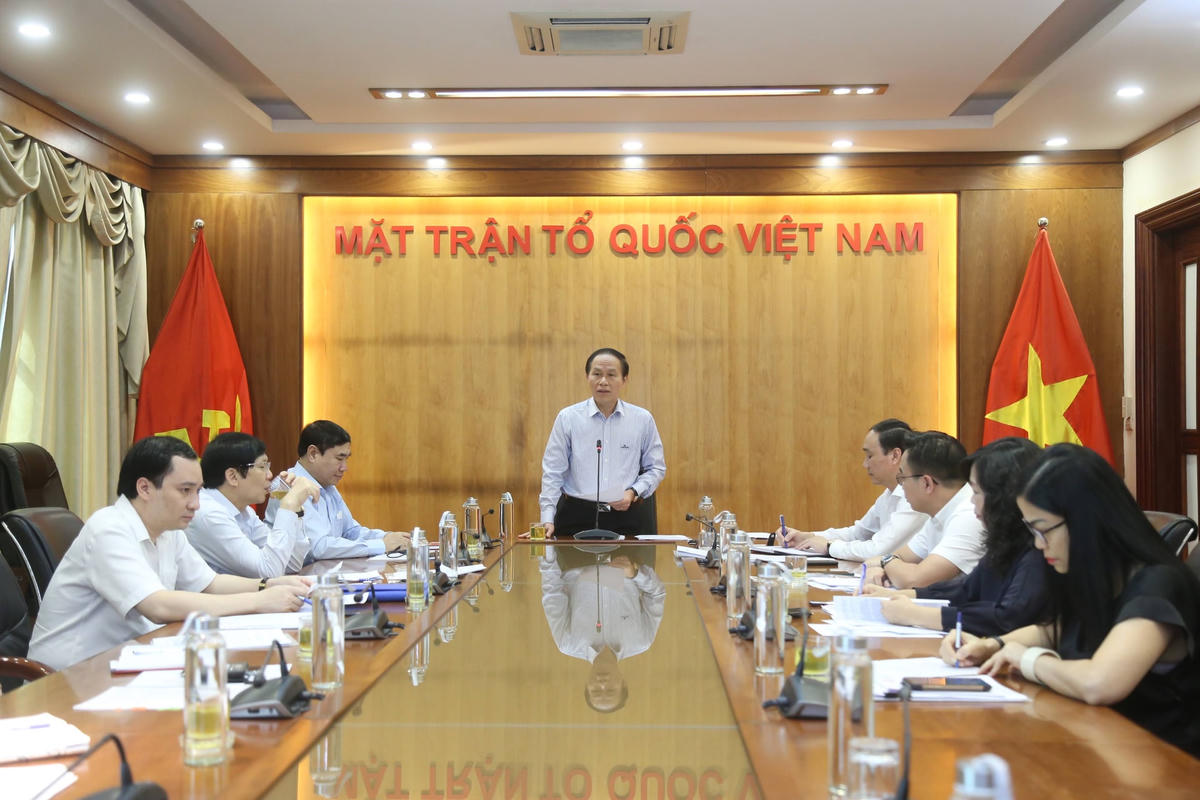  Quang cảnh cuộc họp. Ảnh: Kỳ Anh.
