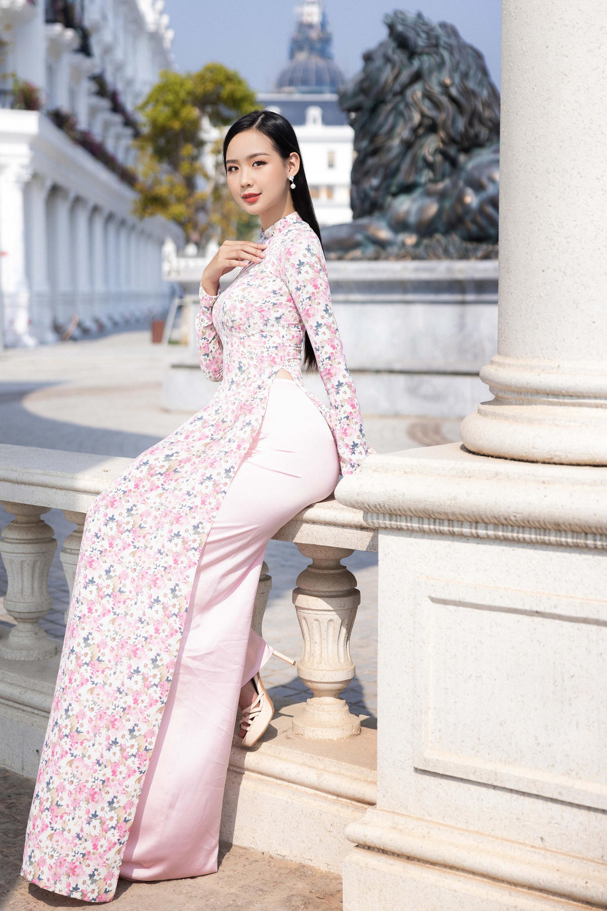 Nhan sắc xinh đẹp của thí sinh Lê Nguyễn Bảo Ngọc (SBD 228). Cô nàng là ứng viên sáng giá cho chiếc vương miện năm nay. 