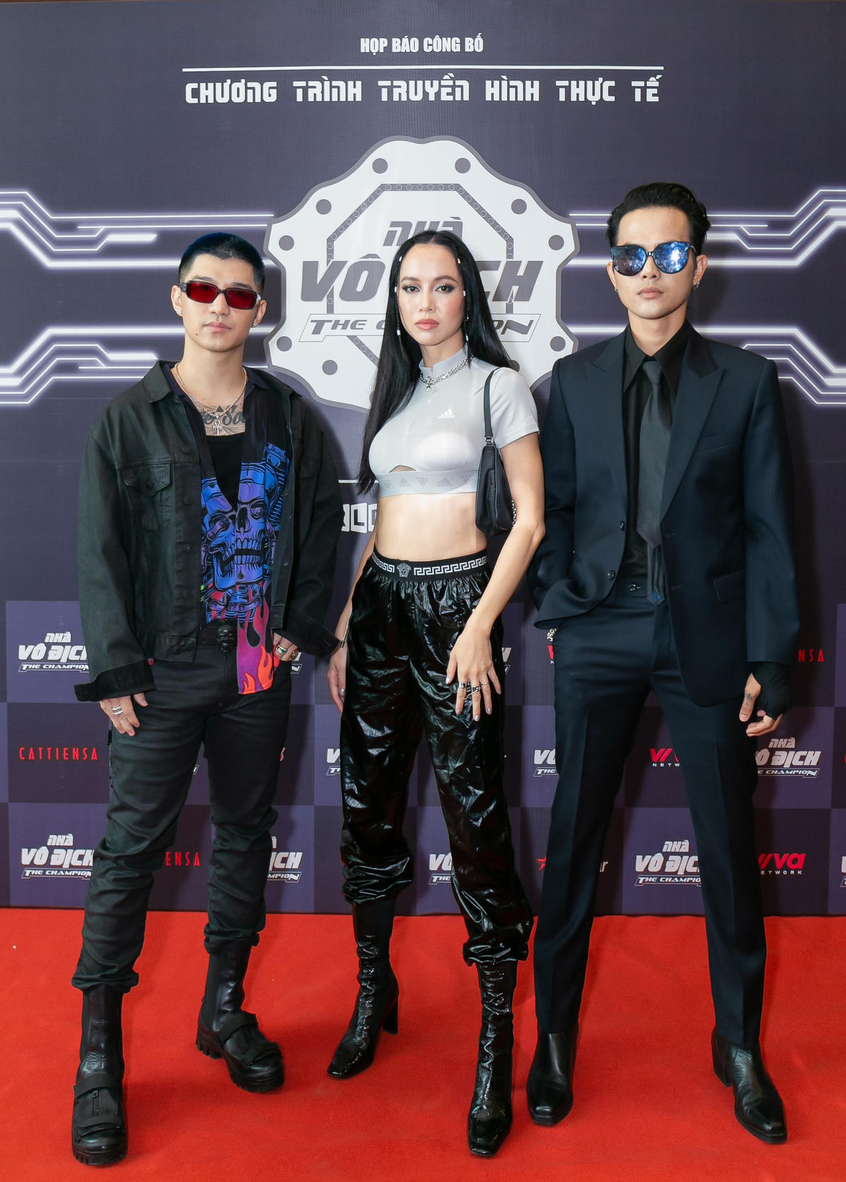 Cường Seven, Vũ Ngọc Anh cool ngầu ại buổi họp báo The Champion - Nhà Vô Địch.