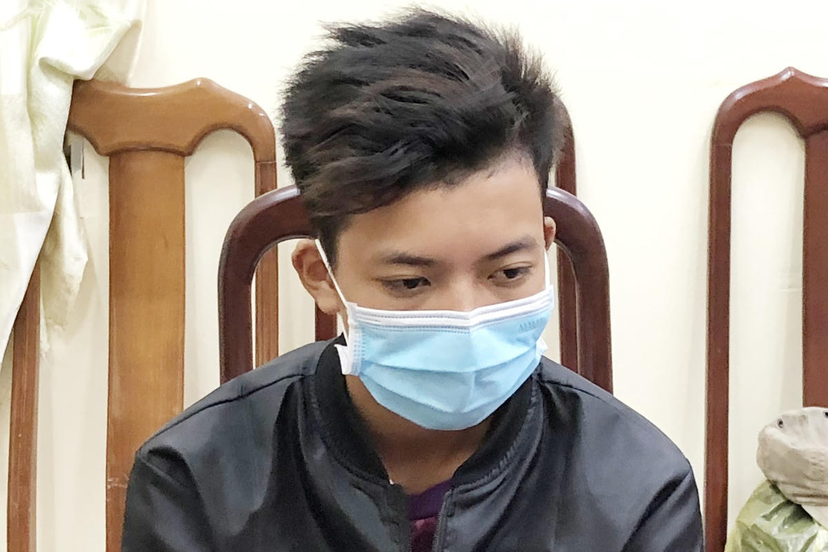 Đối tượng Quách Thành L. (Ảnh: Hoàng Giang).