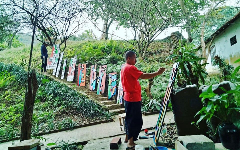 Họa sĩ Vũ Đức Hiếu.