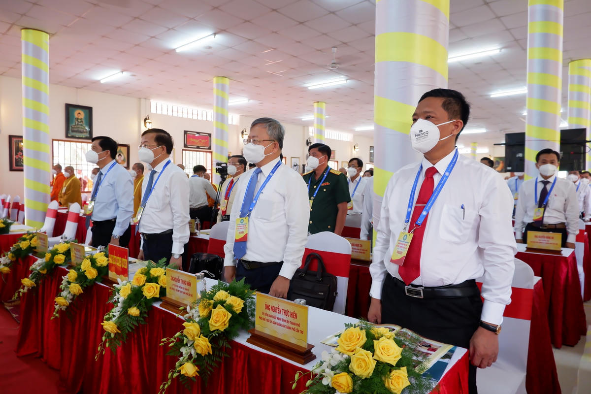 Đại diện lãnh đạo Nhà nước, chính quyền tham dự tại đại hội.