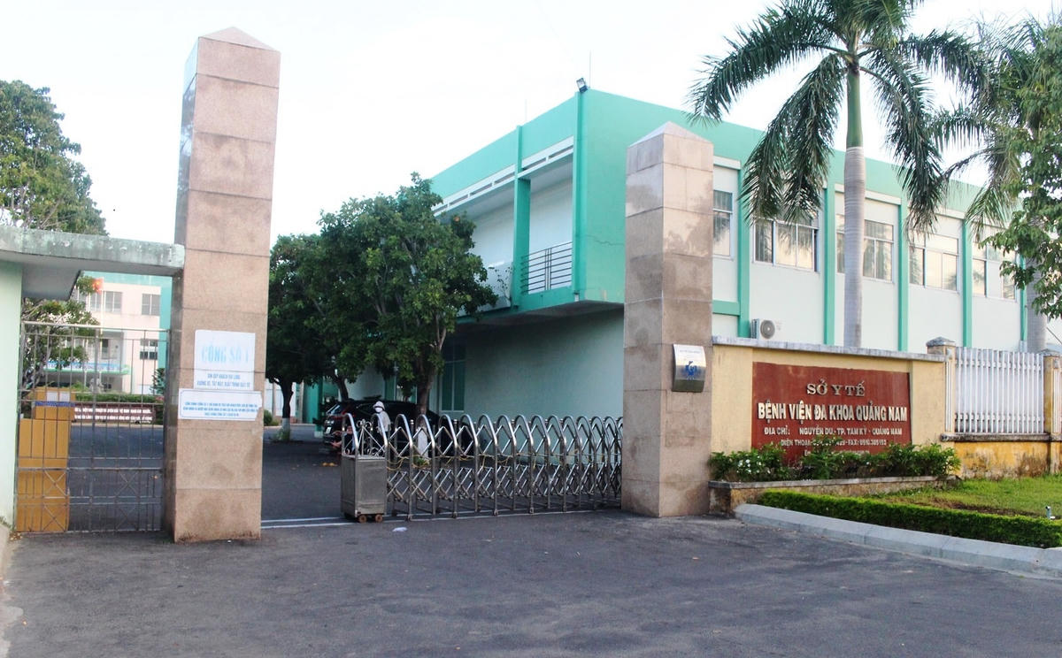 Bệnh viện Đa khoa Quảng Nam nơi xảy ra sự cố mất điện.