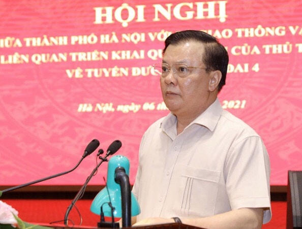 Bí thư Thành ủy Hà Nội Đinh Tiến Dũng yêu cầu trong mọi tình huống phải bảo đảm an toàn cho kỳ thi. Nguồn: Thanh Hải.