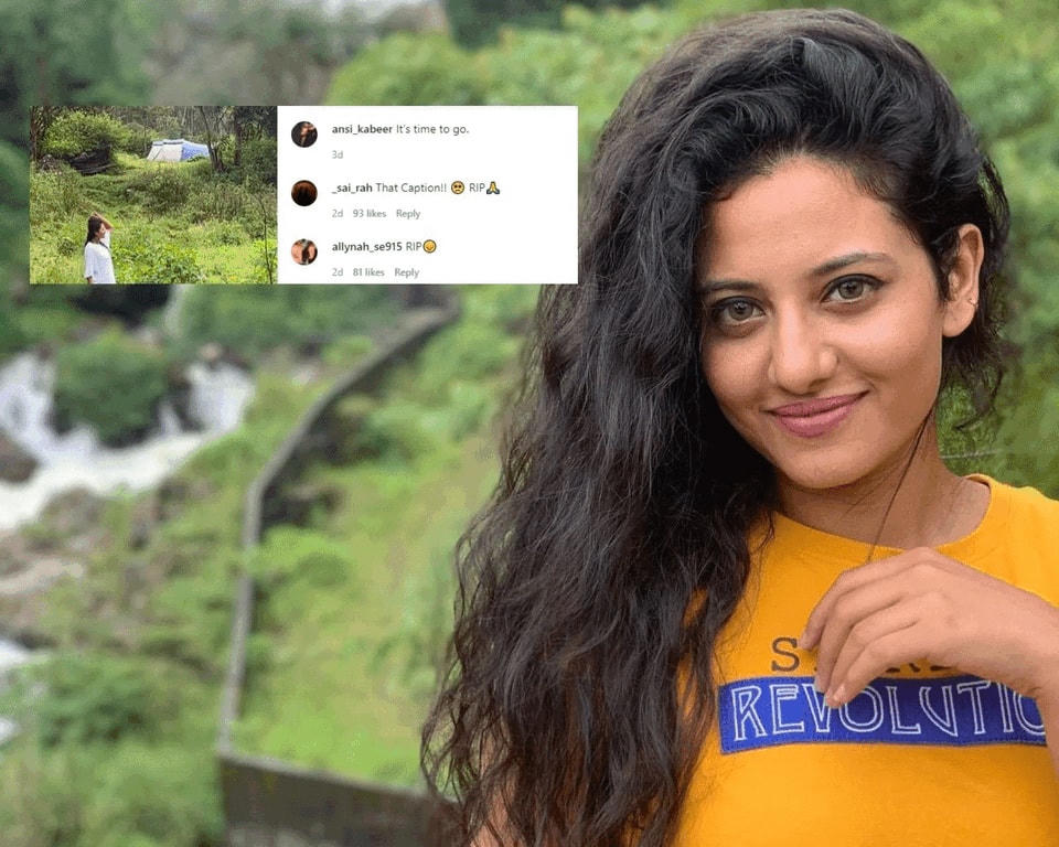 Bài đăng cuối cùng trên Instagram của Kerala Ansi Kabeer được cho là đã dự báo về cái chết của cô, được đăng tải chỉ vài giờ trước khi vụ tai nạn thương tâm xảy ra. Ảnh News18.  