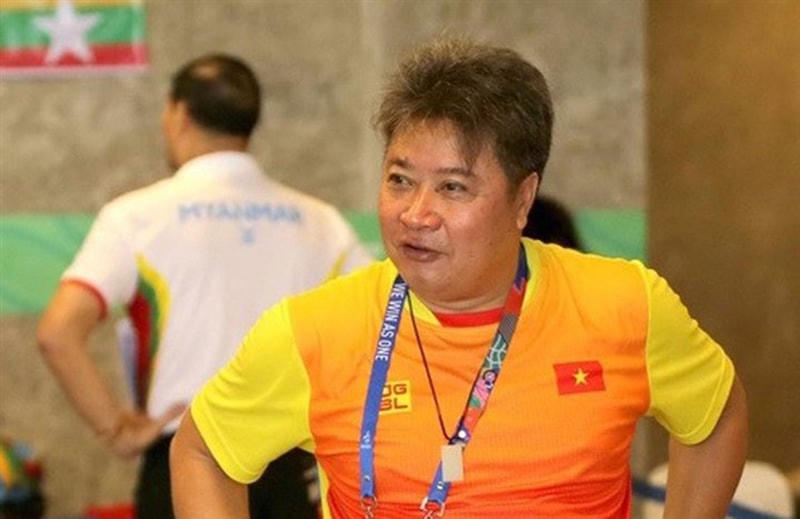 Chuyên gia đội tuyển bơi Việt Nam Hoàng Quốc Huy.