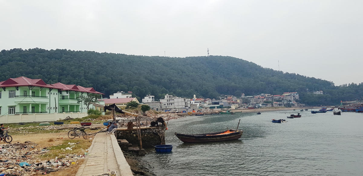 Một góc xã đảo Nghi Sơn (Thanh Hóa).