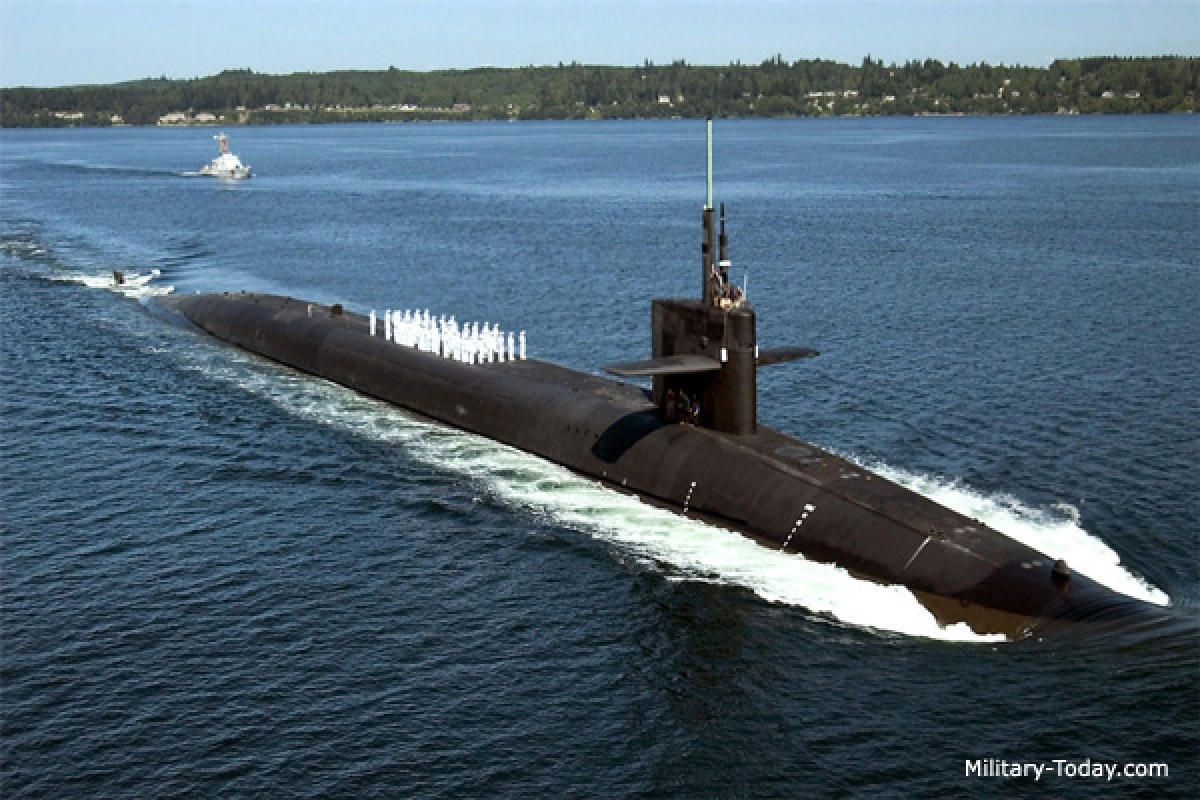 Tàu ngầm lớp Ohio. Ảnh: Military.