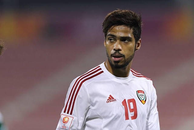 Sultan Saif trong màu áo U23 UAE ở giải U23 châu Á năm 2016.  