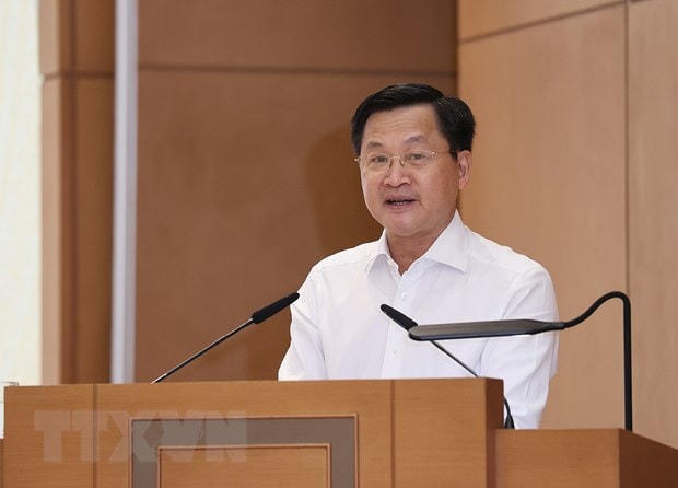 Phó Thủ tướng Lê Minh Khái làm Tổ trưởng Tổ công tác đặc biệt. (Ảnh: Dương Giang/TTXVN).