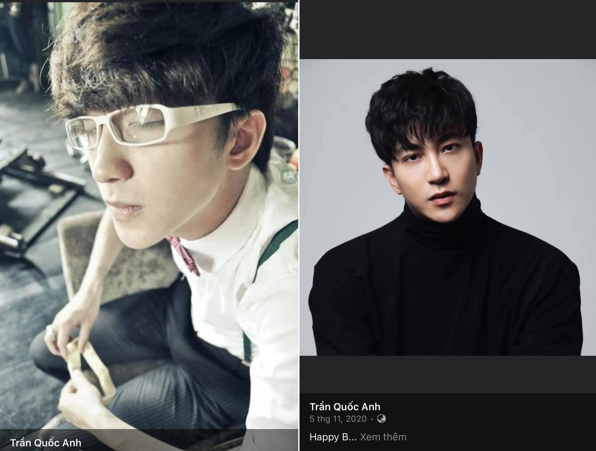 Còn đây là 2 khoảnh khắc cách nhau 10 năm của diễn viên B Trần. "10 năm trôi qua trông đậm đà hơn được đôi chút", anh tự nhủ.