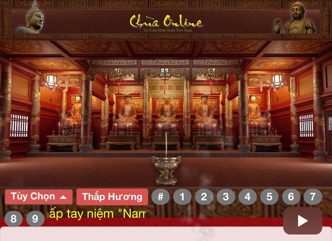 Đầu năm 2021 website có tên “chùa online” xuất hiện trên Internet.