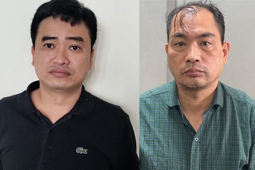 Bị can Phan Quốc Việt, Tổng Giám đốc Công ty Việt Á và Phạm Duy Tuyến, Giám đốc CDC tỉnh Hải Dương.