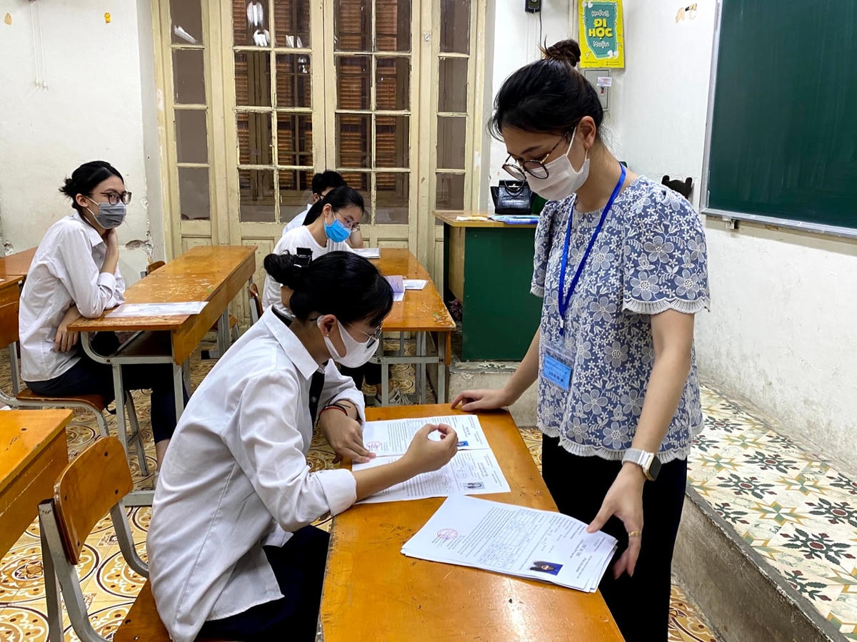 Thí sinh dự thi tốt nghiệp THPT năm 2021.