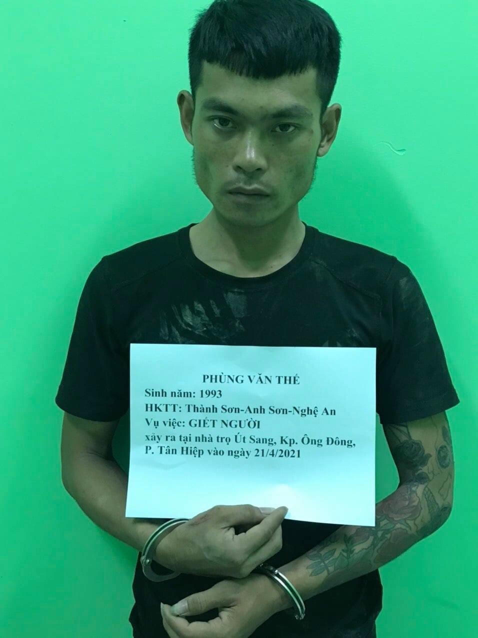 Đối tượng Thế đang bị Công an tạm giữ hình sự. Ảnh: TL.