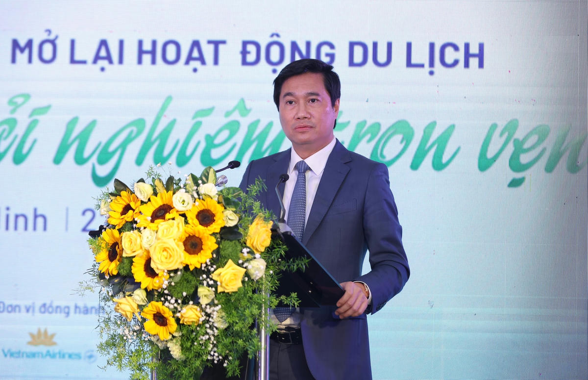 Ông Nguyễn Tường Văn - Chủ tịch UBND Quảng Ninh phát biểu.