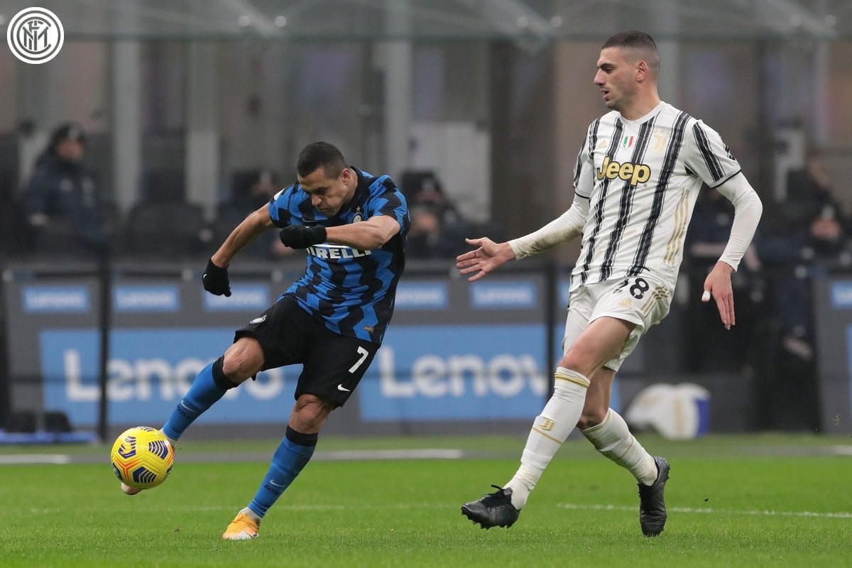 Alexis Sanchez bỏ lỡ cơ hội mười mươi để gỡ hòa cho Inter Milan. (Ảnh: Inter Milan).