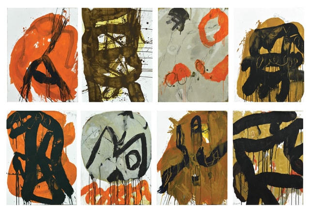 Tác phẩm Tiếng vọng từ nơi xa của họa sĩ Nguyễn Trung.