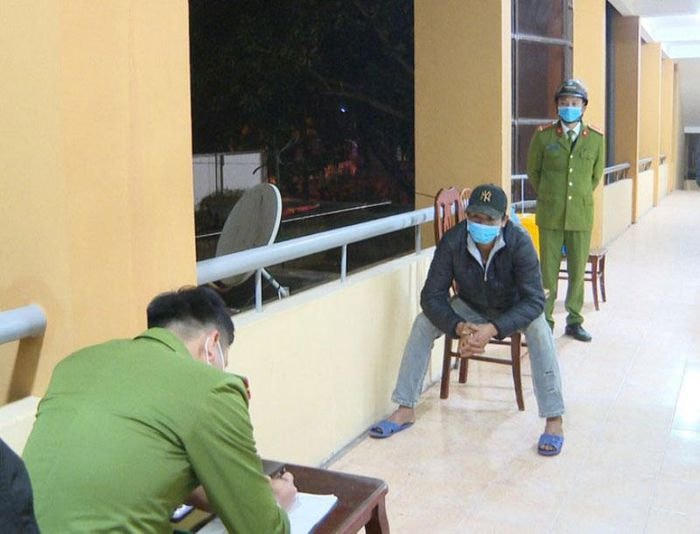 Phạm Văn Tr. tại Cơ quan công an. Ảnh: Báo Nhân dân