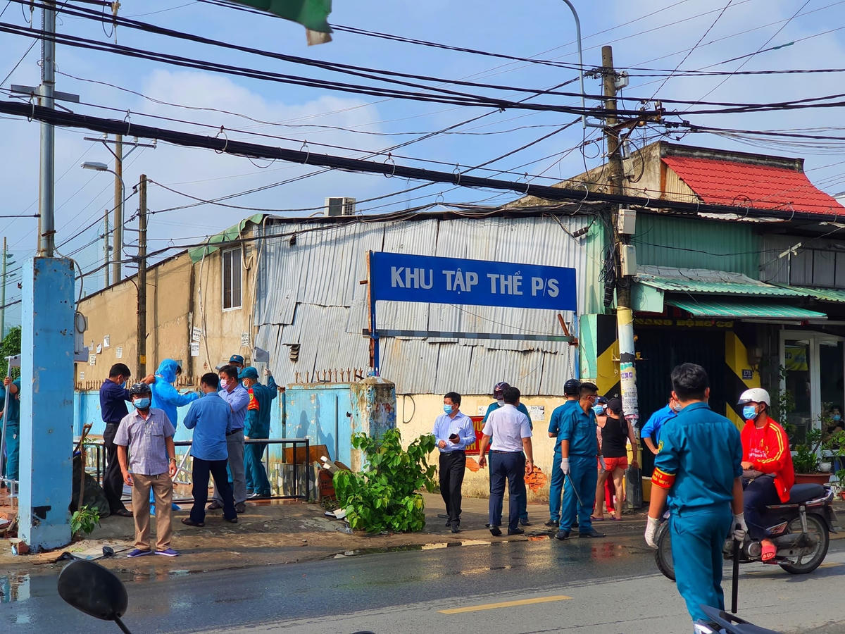 Một khu dân cư ở Bình Thạnh bị phong tỏa ngày 27/5.