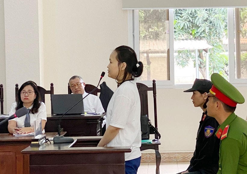 Phạm Thị Thiên Hà, người chủ mưu vụ giết người giấu xác trong bêtông bị đề nghị mức án tử hình.