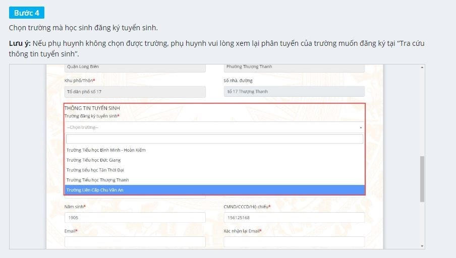 Hôm nay, phụ huynh Hà Nội được thử nghiệm tuyển sinh trực tuyến