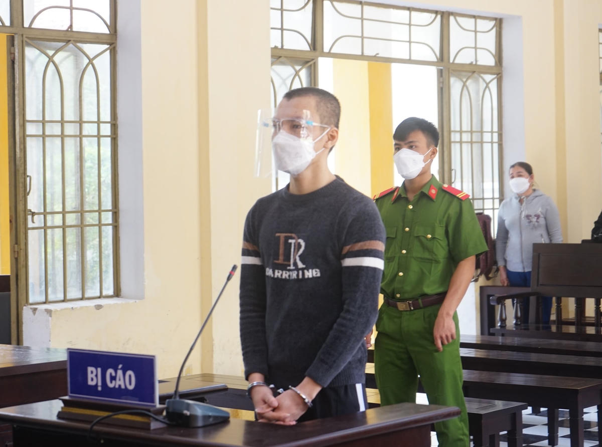 Bị cáo Đào Duy Vương tại TAND tỉnh Quảng Nam.