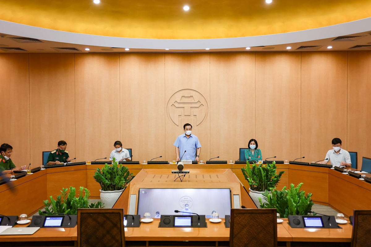 Quang cảnh cuộc họp chiều ngày 24/5.