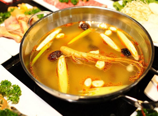 Lẩu nhân sâm.
