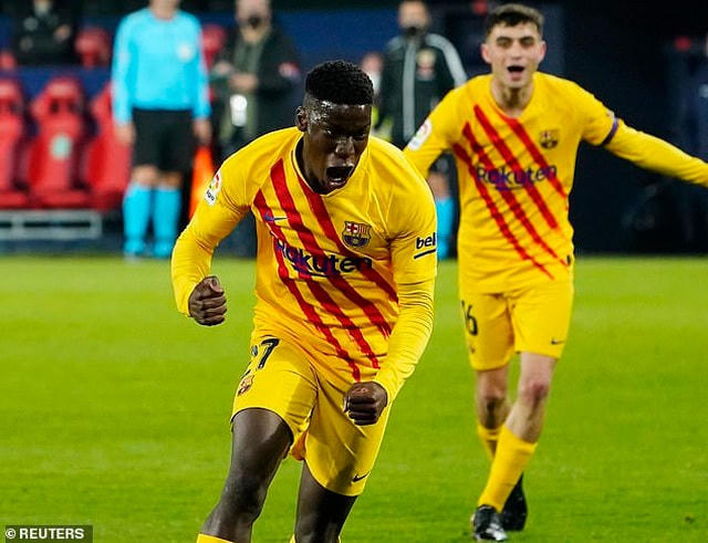Moriba ấn định chiến thắng 2-0 cho Barcelona ở phút 83.